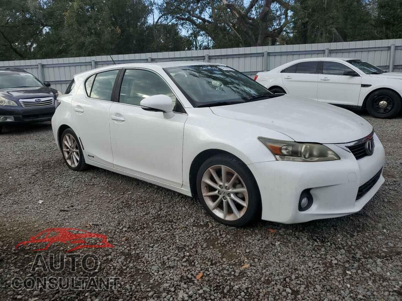 LEXUS CT 200 2012 - JTHKD5BH7C2078408