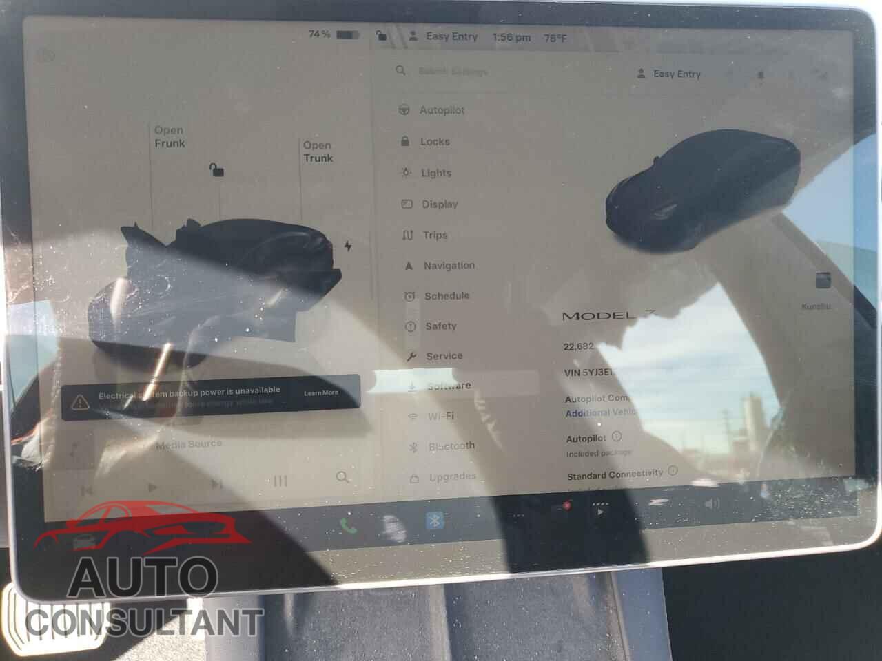 TESLA MODEL 3 2022 - 5YJ3E1EAXNF374713