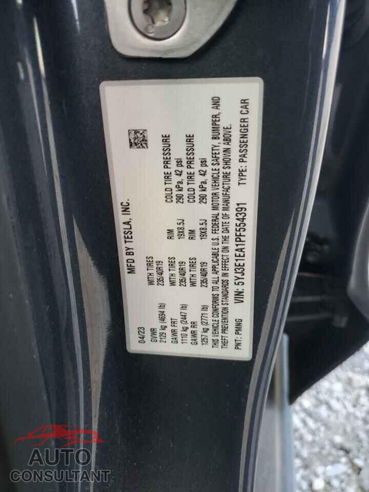 TESLA MODEL 3 2023 - 5YJ3E1EA1PF554391