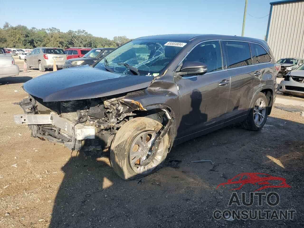 TOYOTA HIGHLANDER 2015 - 5TDBKRFH6FS212444