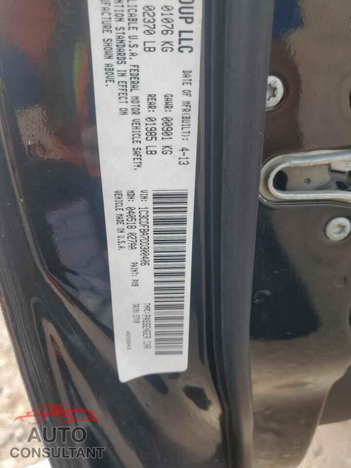 DODGE DART 2013 - 1C3CDFBA7DD300406