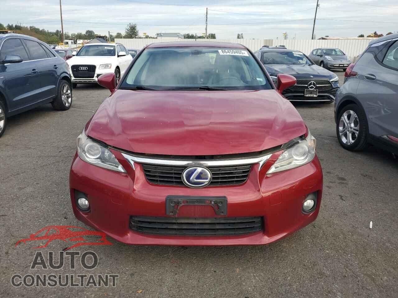 LEXUS CT 200 2012 - JTHKD5BH2C2101478