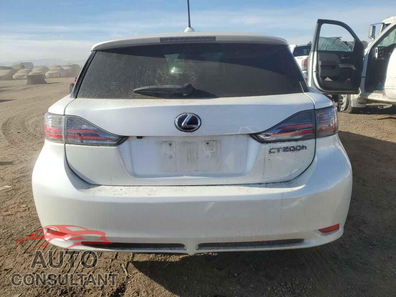 LEXUS CT 200 2013 - JTHKD5BHXD2168833