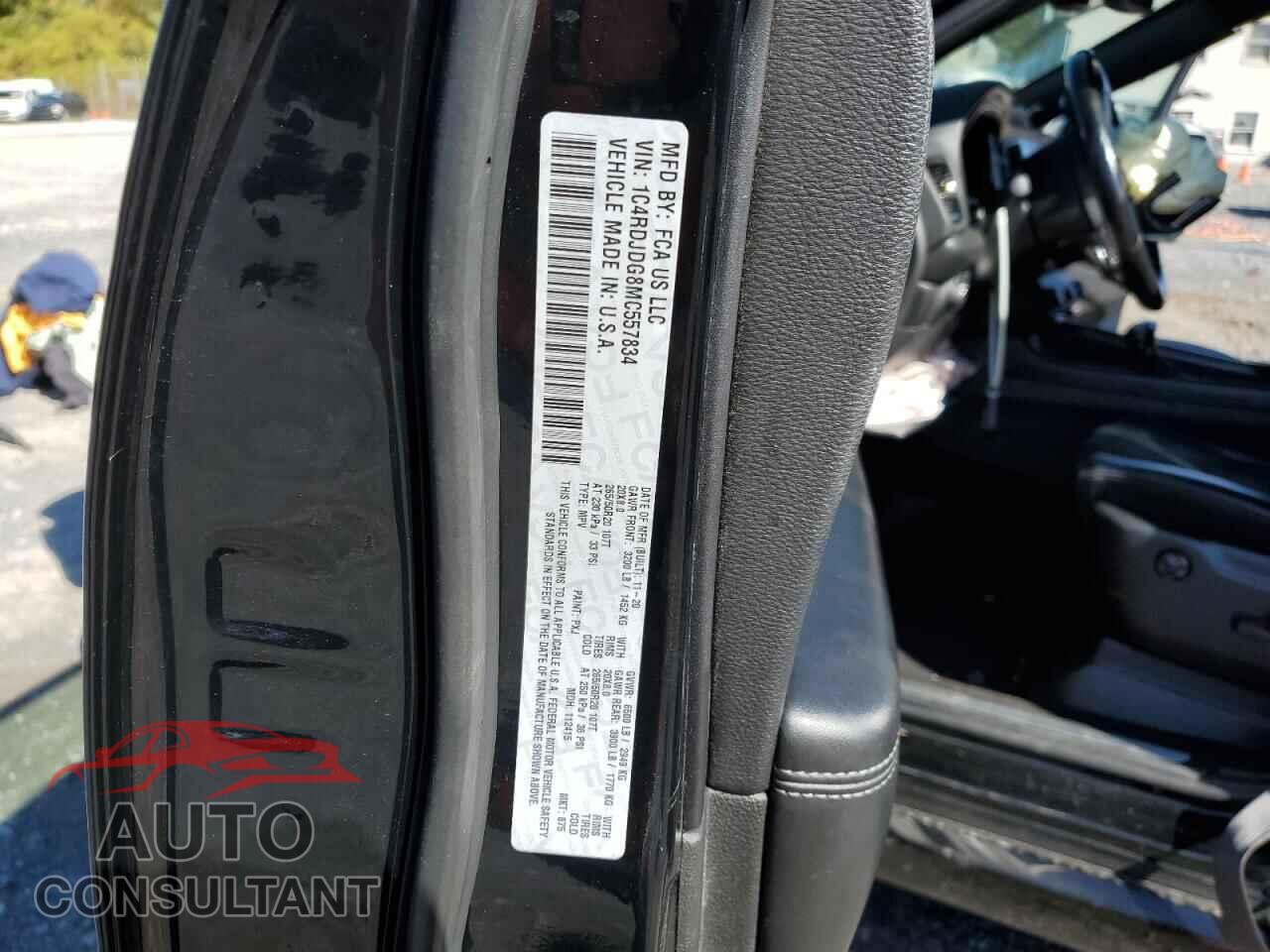 DODGE DURANGO 2021 - 1C4RDJDG8MC557834