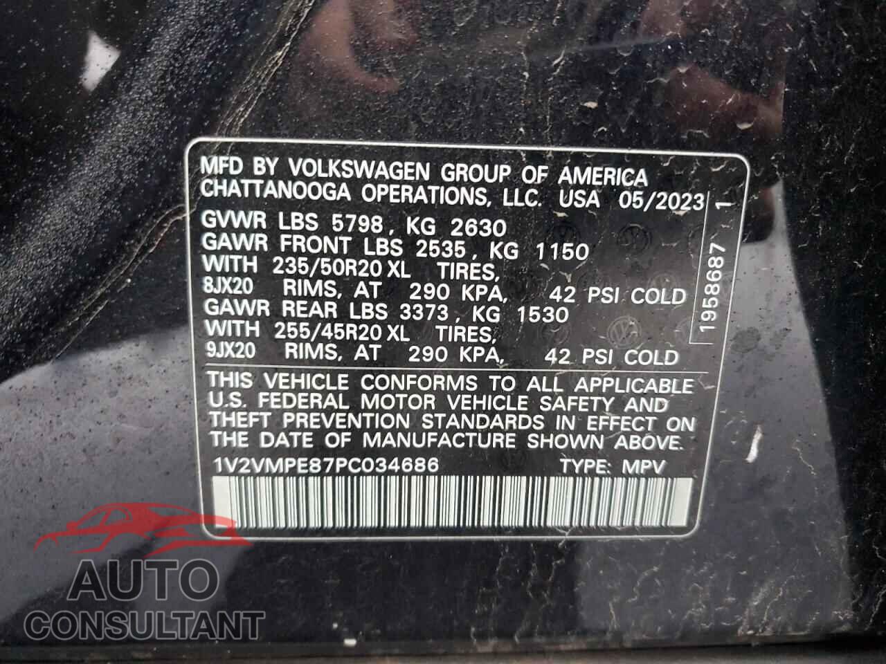 VOLKSWAGEN ID.4 PRO S 2023 - 1V2VMPE87PC034686
