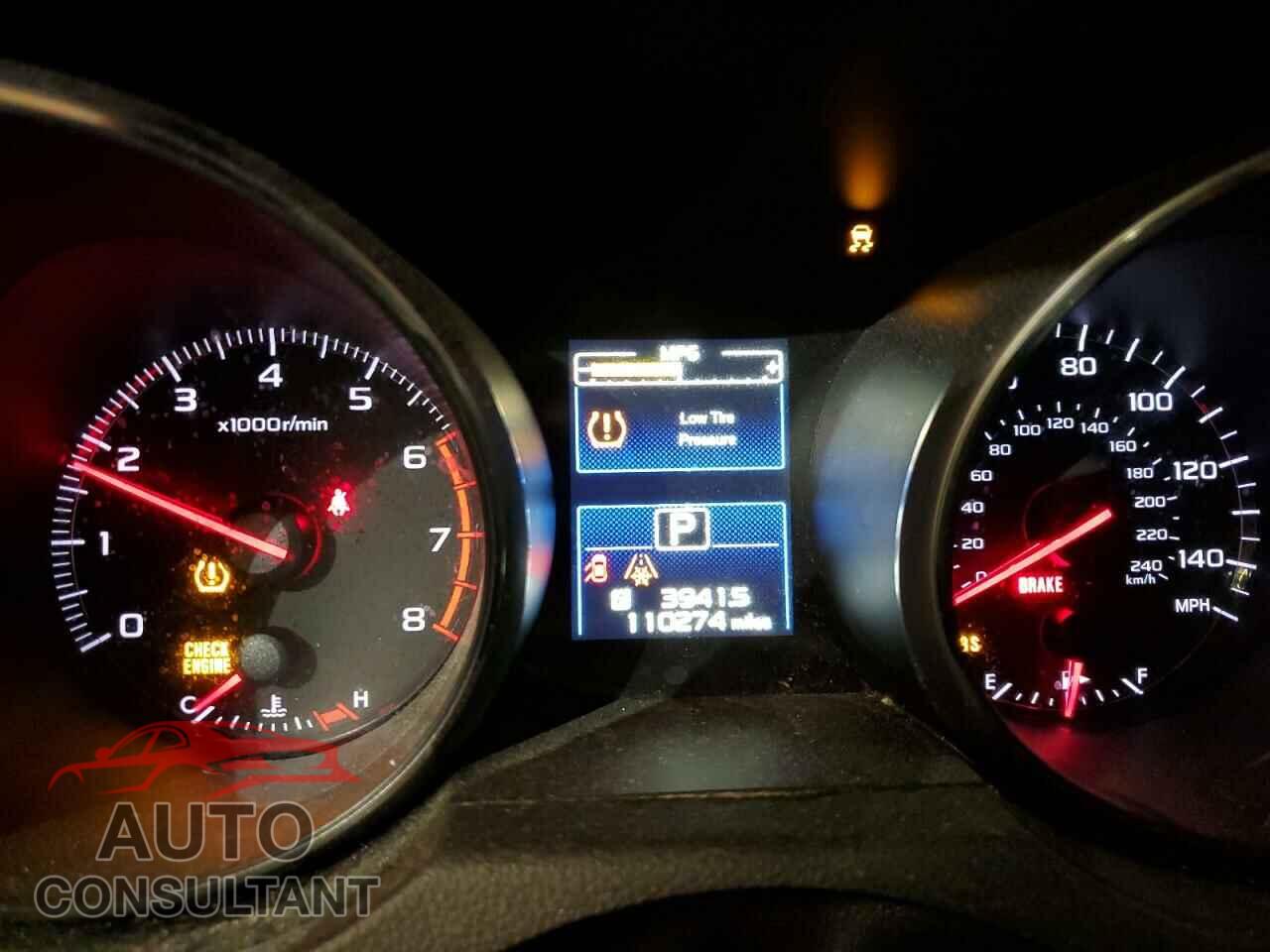 SUBARU OUTBACK 2017 - 4S4BSAAC2H3204614
