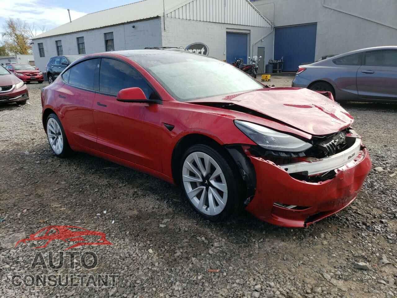 TESLA MODEL 3 2022 - 5YJ3E1EB0NF117732
