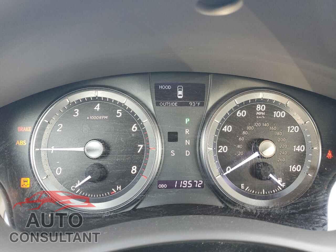 LEXUS ES350 2012 - JTHBK1EG3C2476961