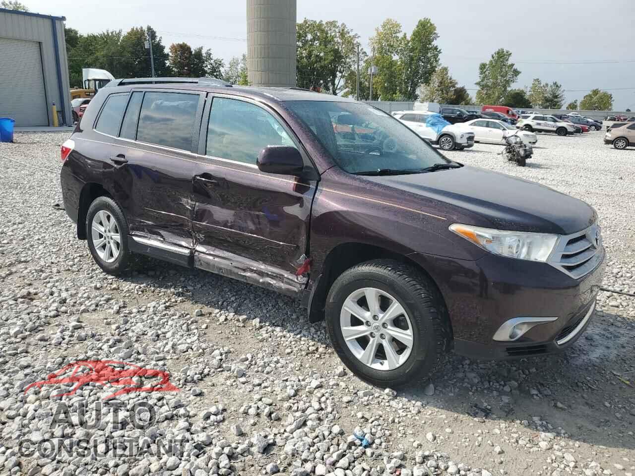 TOYOTA HIGHLANDER 2012 - 5TDBK3EH2CS114828