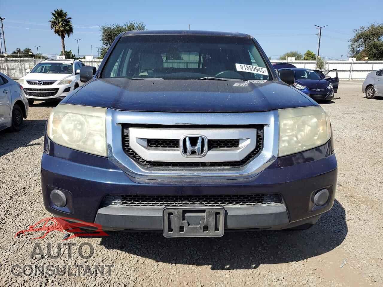 HONDA PILOT 2009 - 5FNYF38229B024727