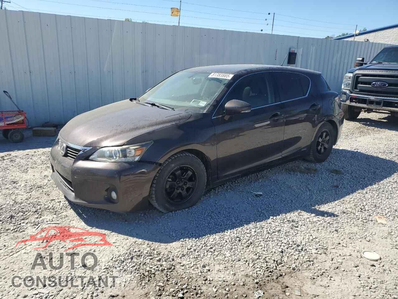 LEXUS CT 200 2012 - JTHKD5BH2C2106972