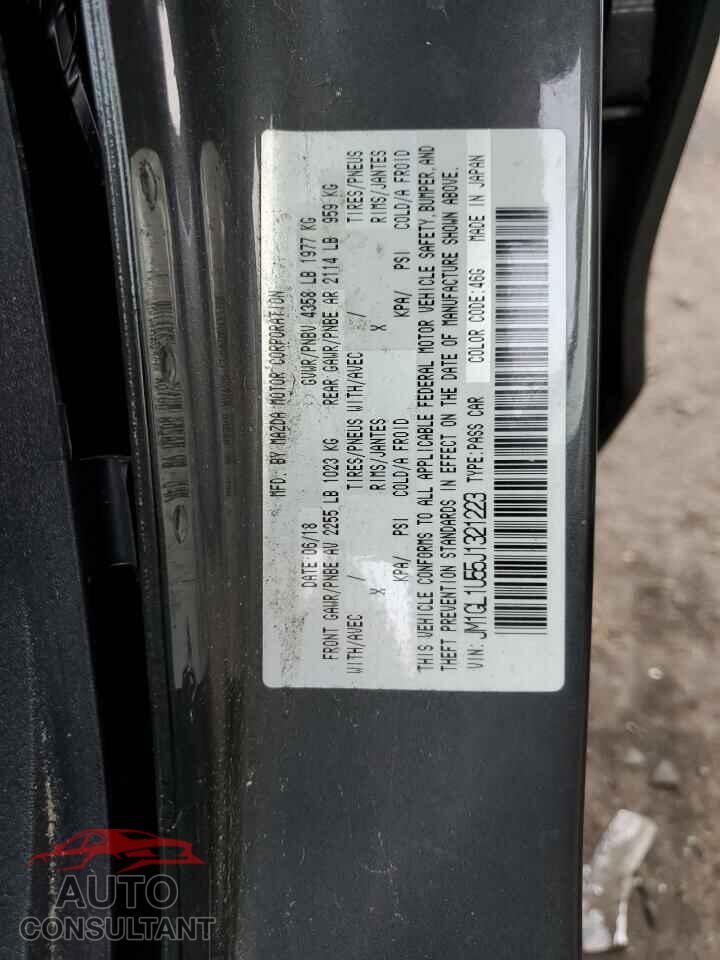 MAZDA 6 2018 - JM1GL1U55J1321223
