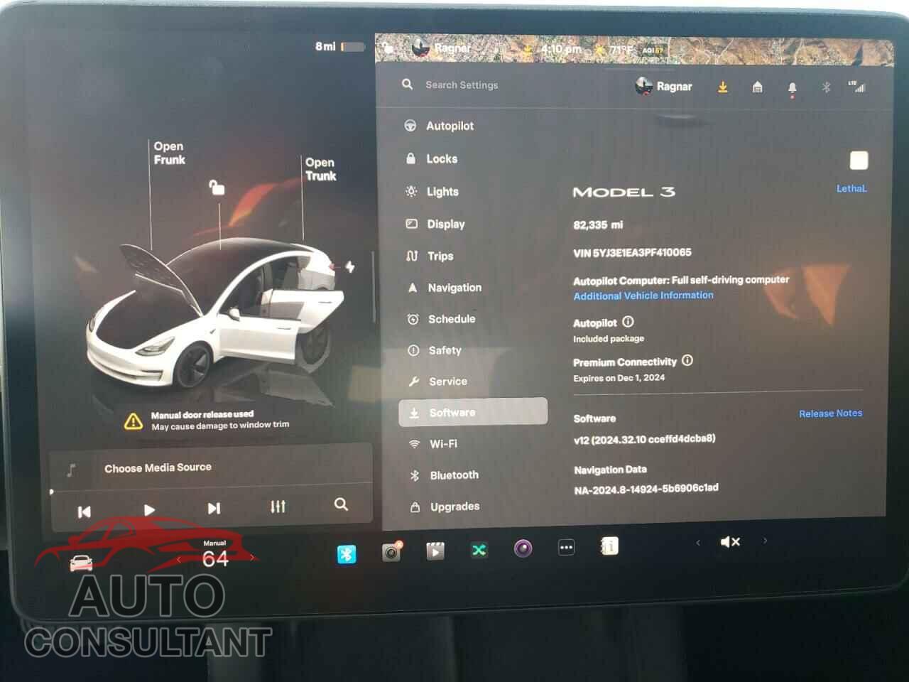 TESLA MODEL 3 2023 - 5YJ3E1EA3PF410065