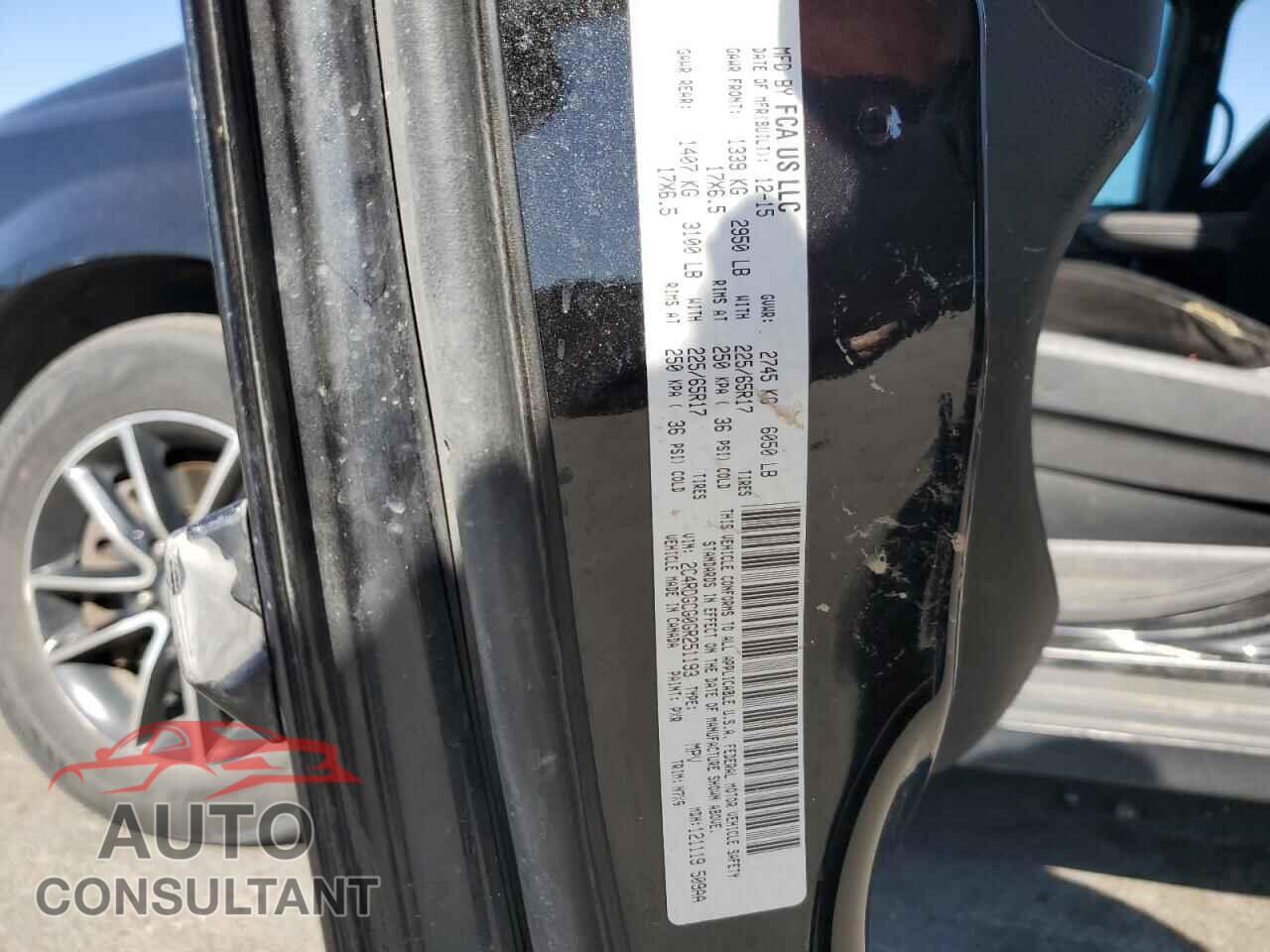 DODGE CARAVAN 2016 - 2C4RDGCG0GR251193