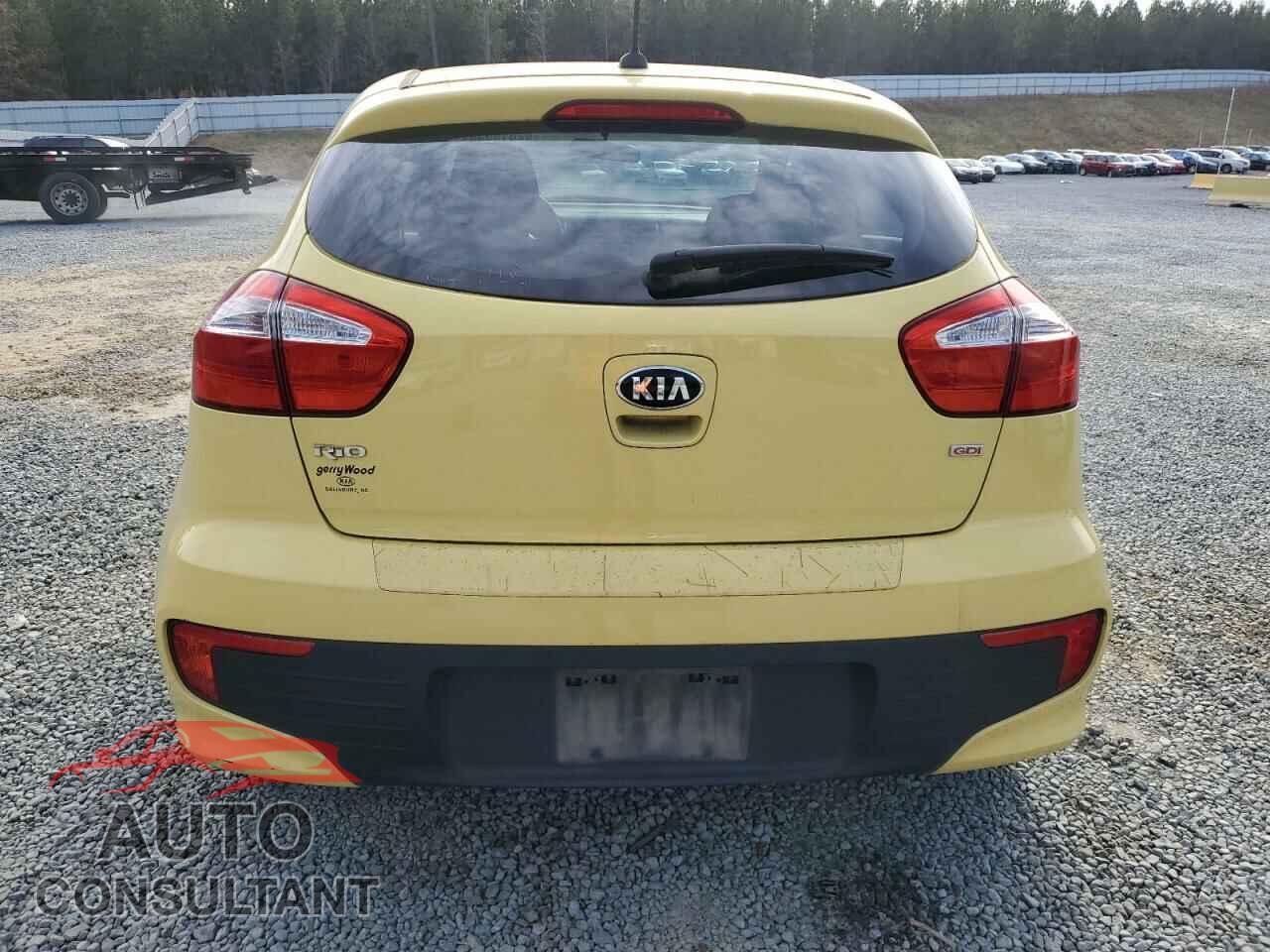KIA RIO 2016 - KNADM5A33G6665345