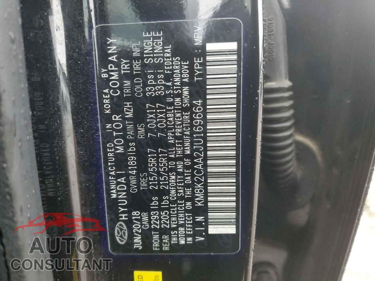 HYUNDAI ACCENT 2018 - KM8K2CAA2JU169664