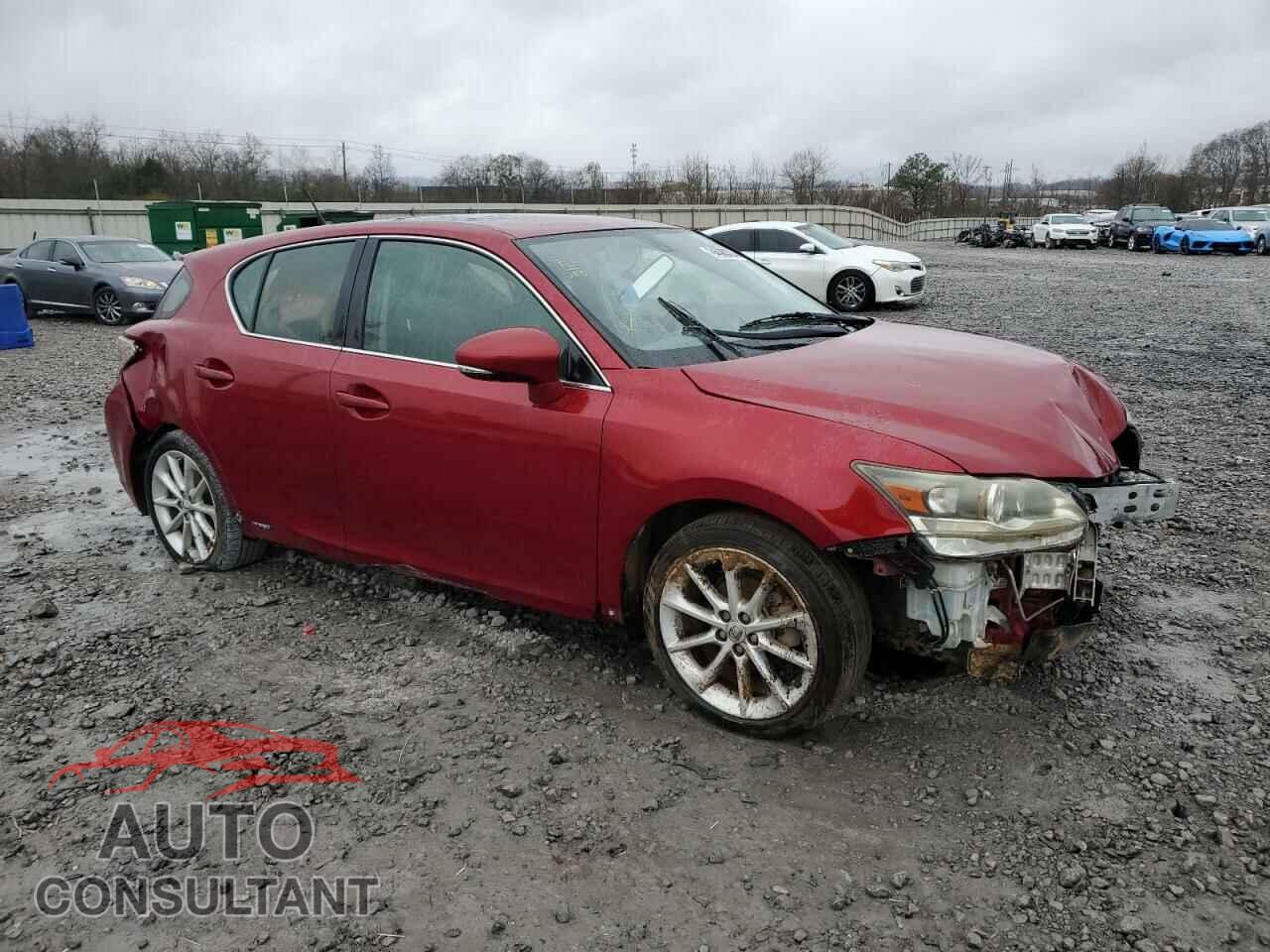 LEXUS CT 200 2012 - JTHKD5BH8C2108774