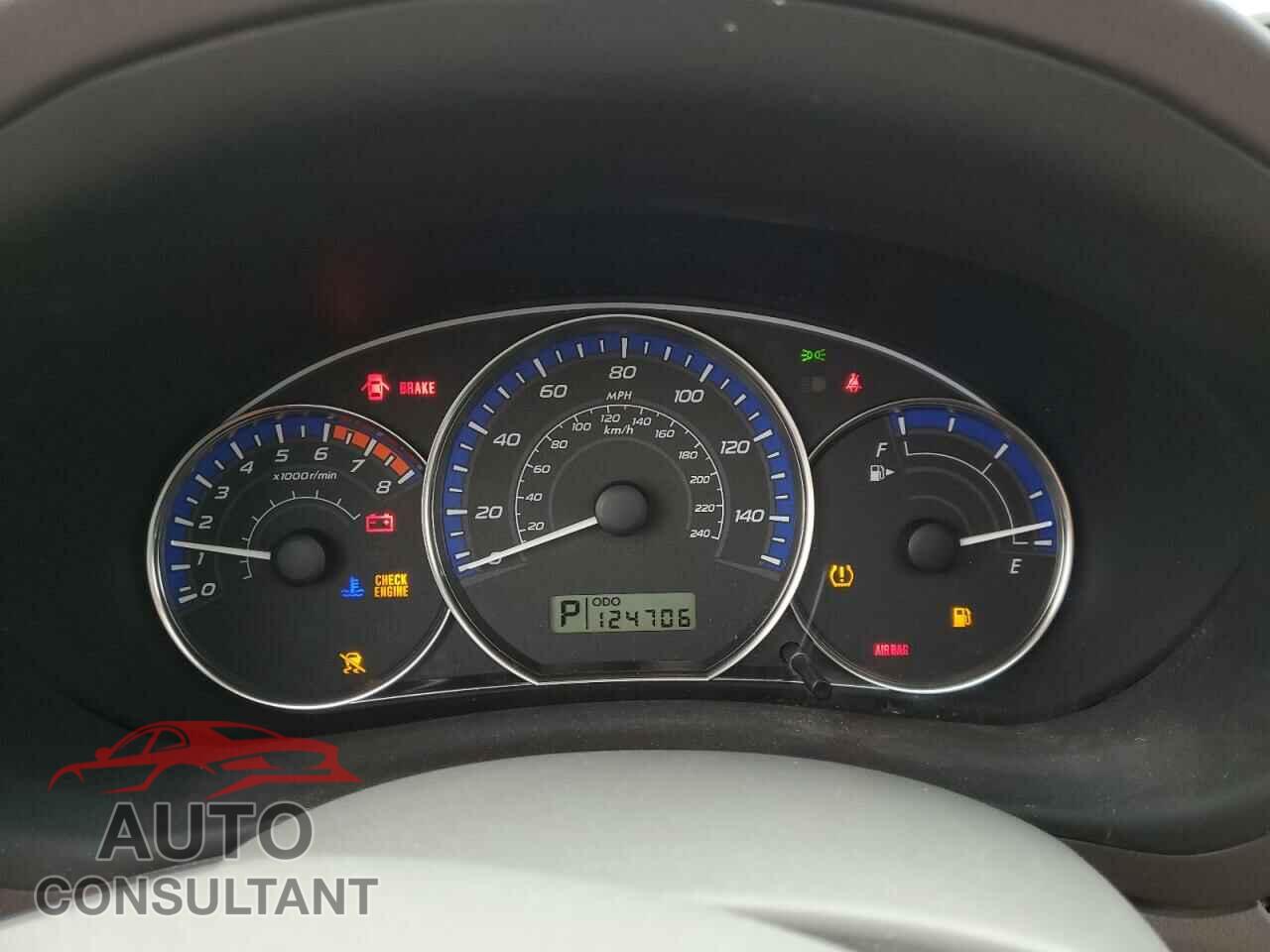 SUBARU FORESTER 2010 - JF2SH6CC8AH747392
