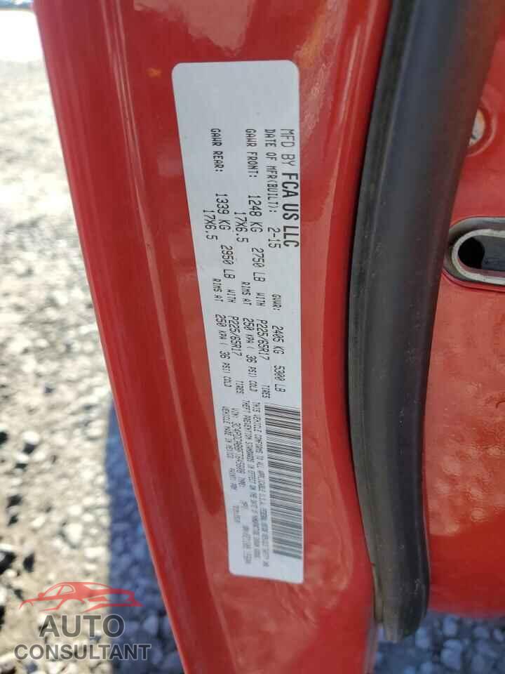 DODGE JOURNEY 2015 - 3C4PDCAB8FT645608