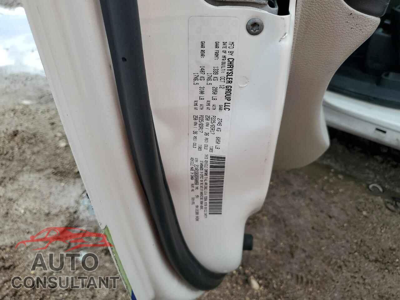 DODGE CARAVAN 2013 - 2C4RDGBG8DR600968