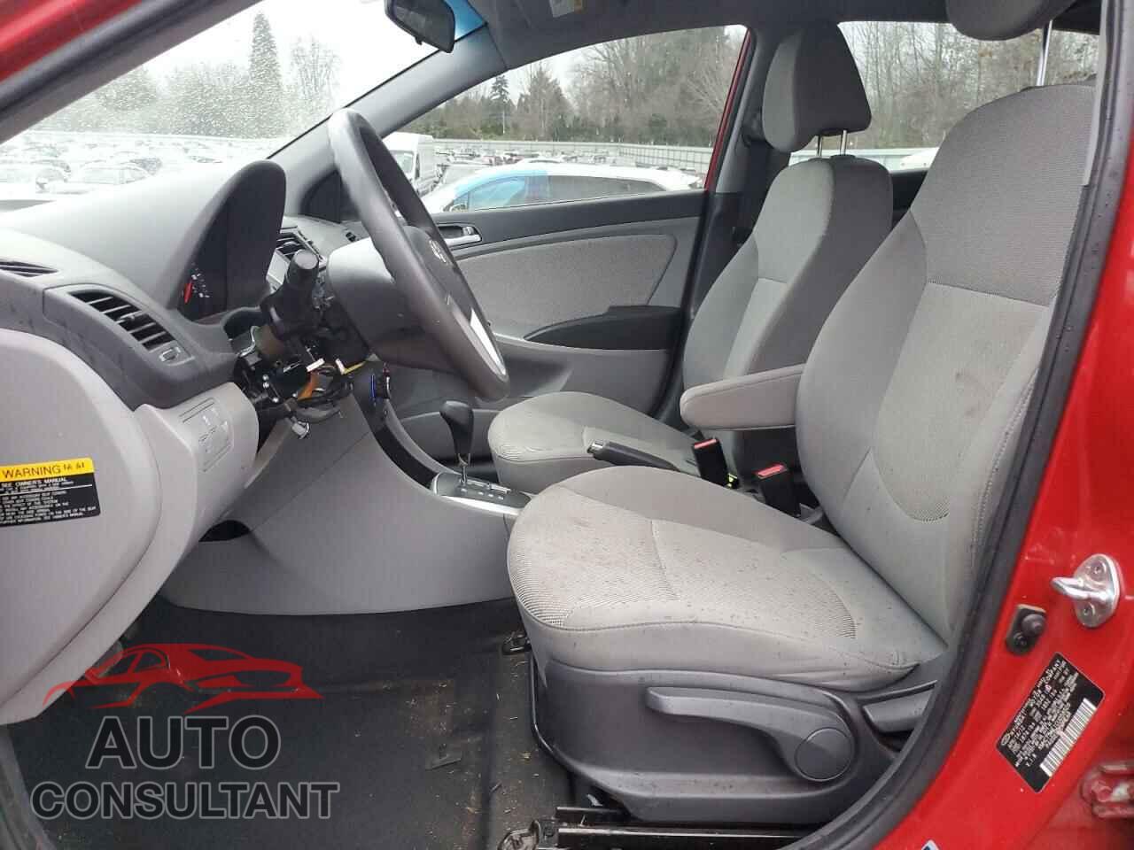 HYUNDAI ACCENT 2012 - KMHCT5AE1CU058509