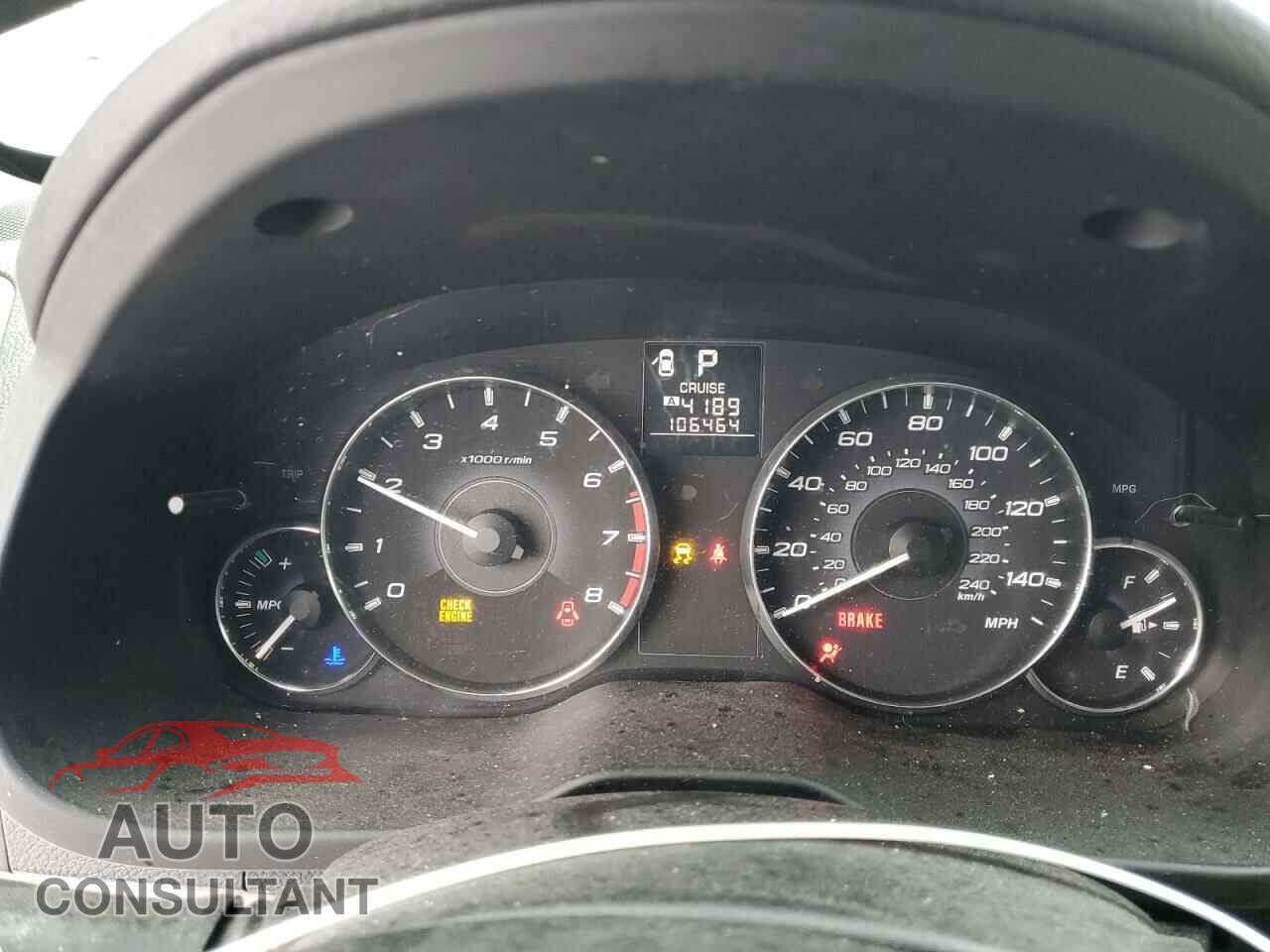 SUBARU OUTBACK 2011 - 4S4BRBCC6B3424635