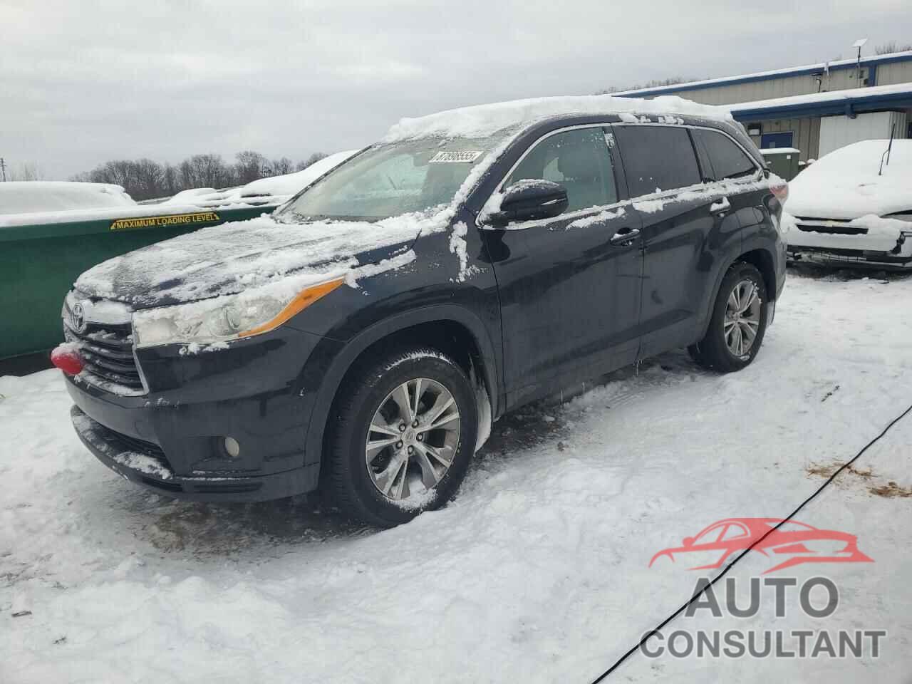 TOYOTA HIGHLANDER 2014 - 5TDBKRFH5ES063653