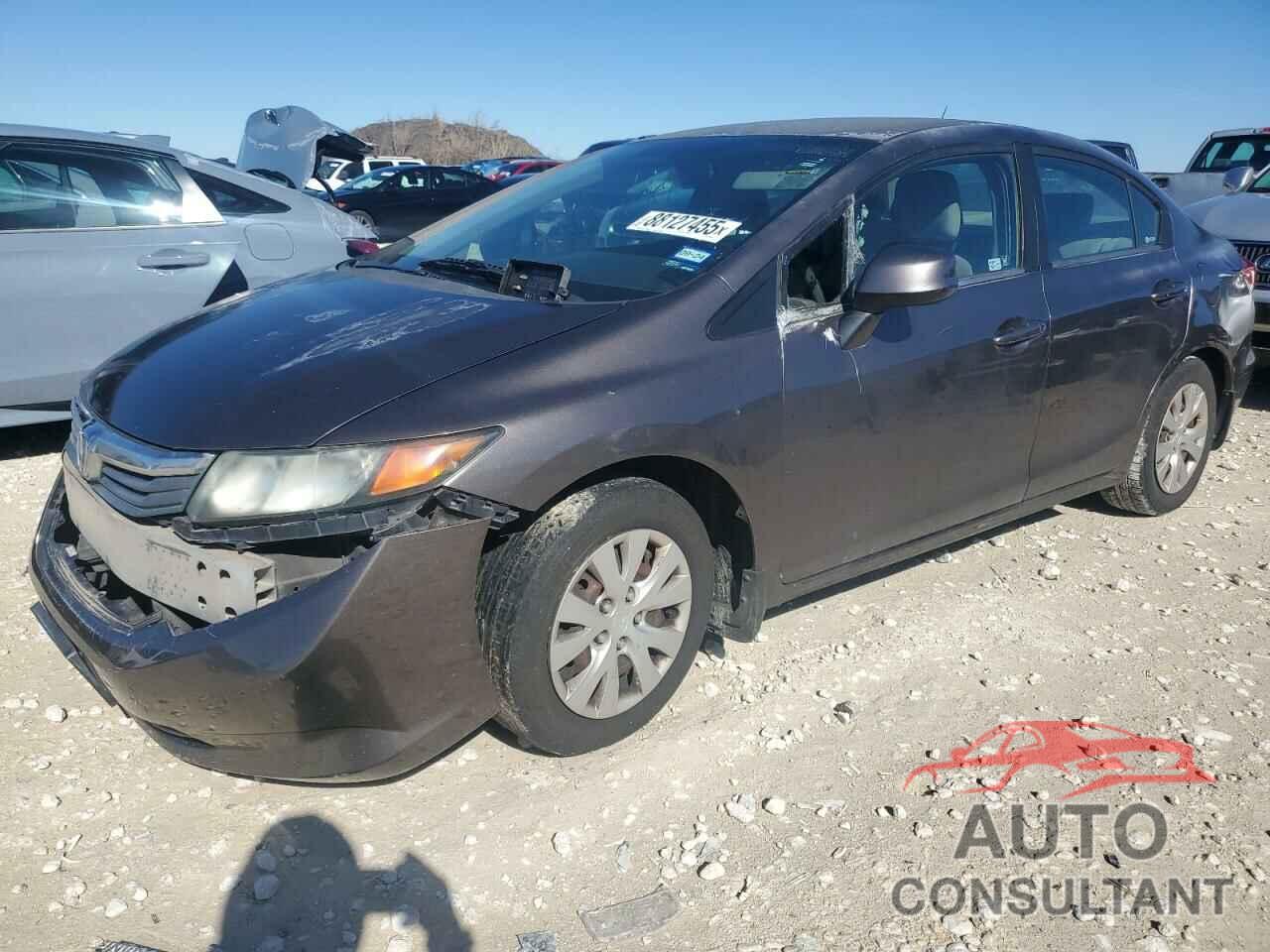 HONDA CIVIC 2012 - 2HGFB2F54CH594676