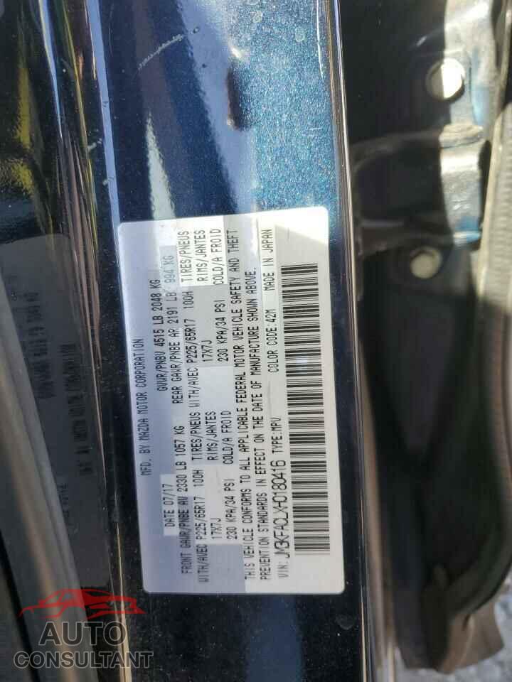 MAZDA CX-5 2017 - JM3KFACLXH0180416