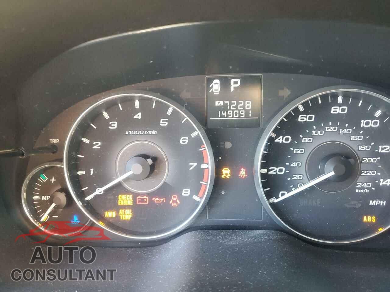 SUBARU LEGACY 2011 - 4S3BMBL64B3215052