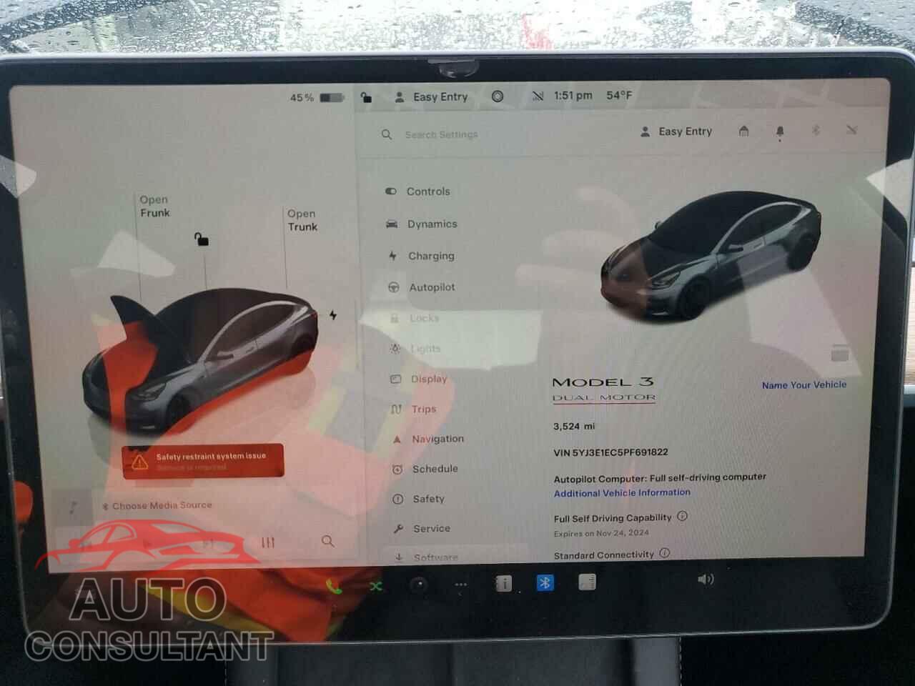TESLA MODEL 3 2023 - 5YJ3E1EC5PF691822