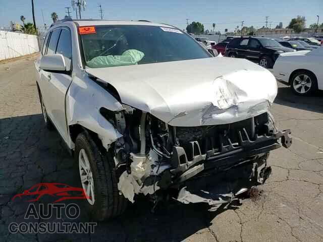 TOYOTA HIGHLANDER 2013 - 5TDZK3EH8DS109097