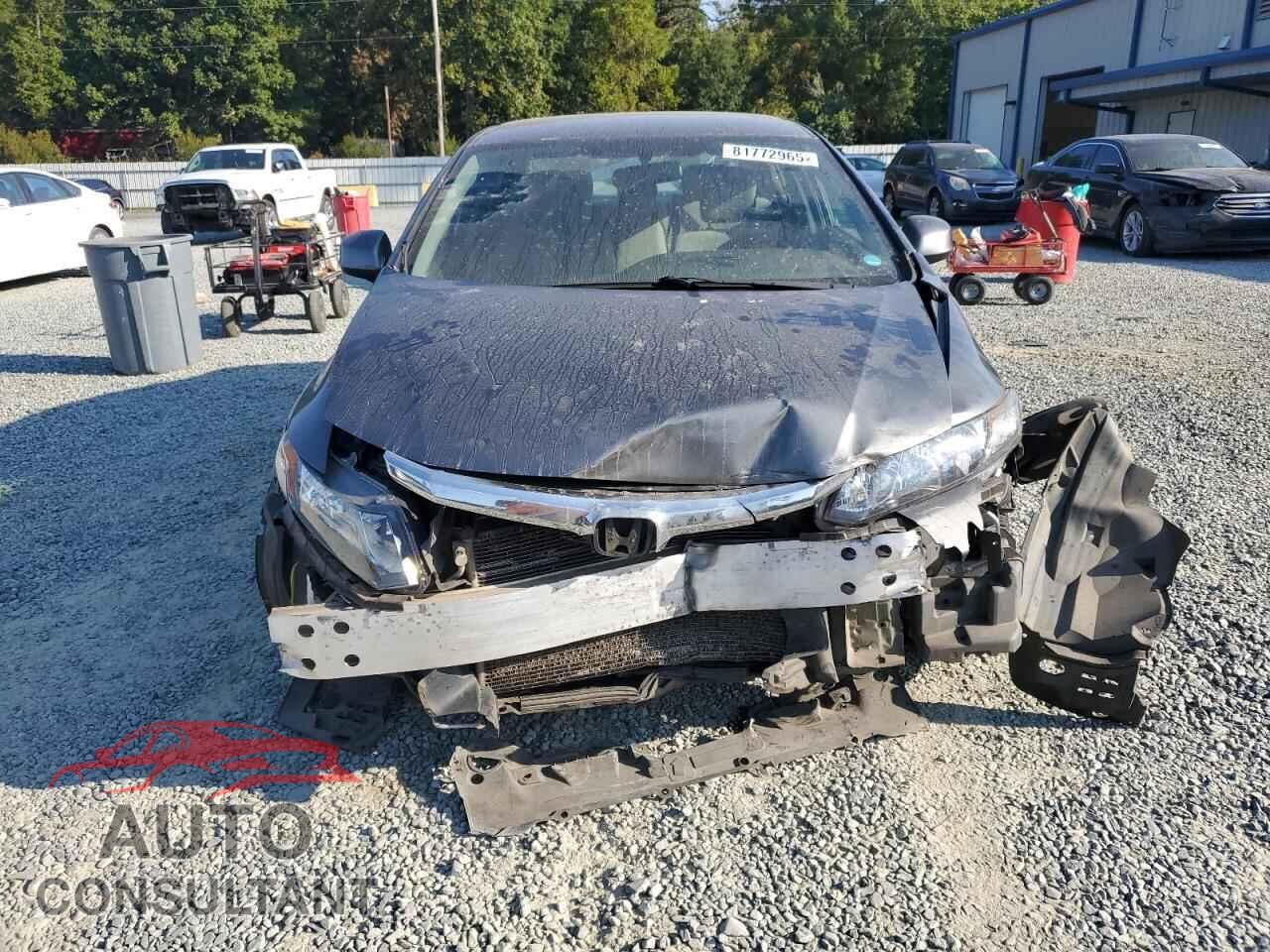 HONDA CIVIC 2012 - 19XFB2F55CE053078