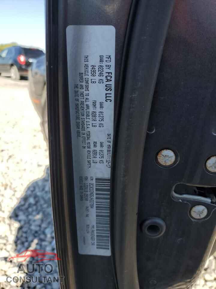 DODGE CHALLENGER 2018 - 2C3CDZAG5JH227994