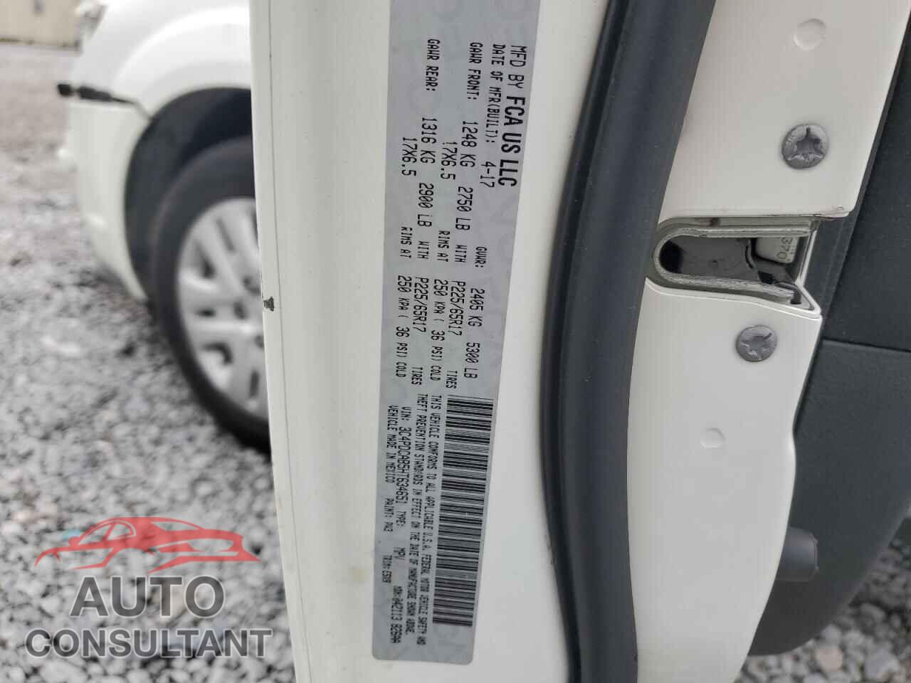 DODGE JOURNEY 2017 - 3C4PDCAB5HT634651