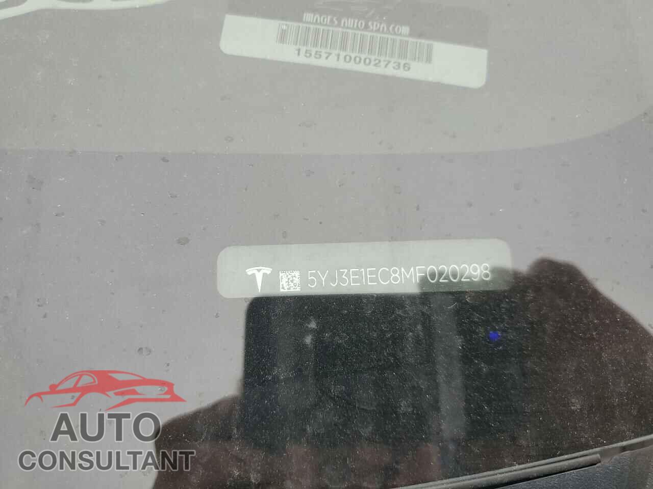 TESLA MODEL 3 2021 - 5YJ3E1EC8MF020298