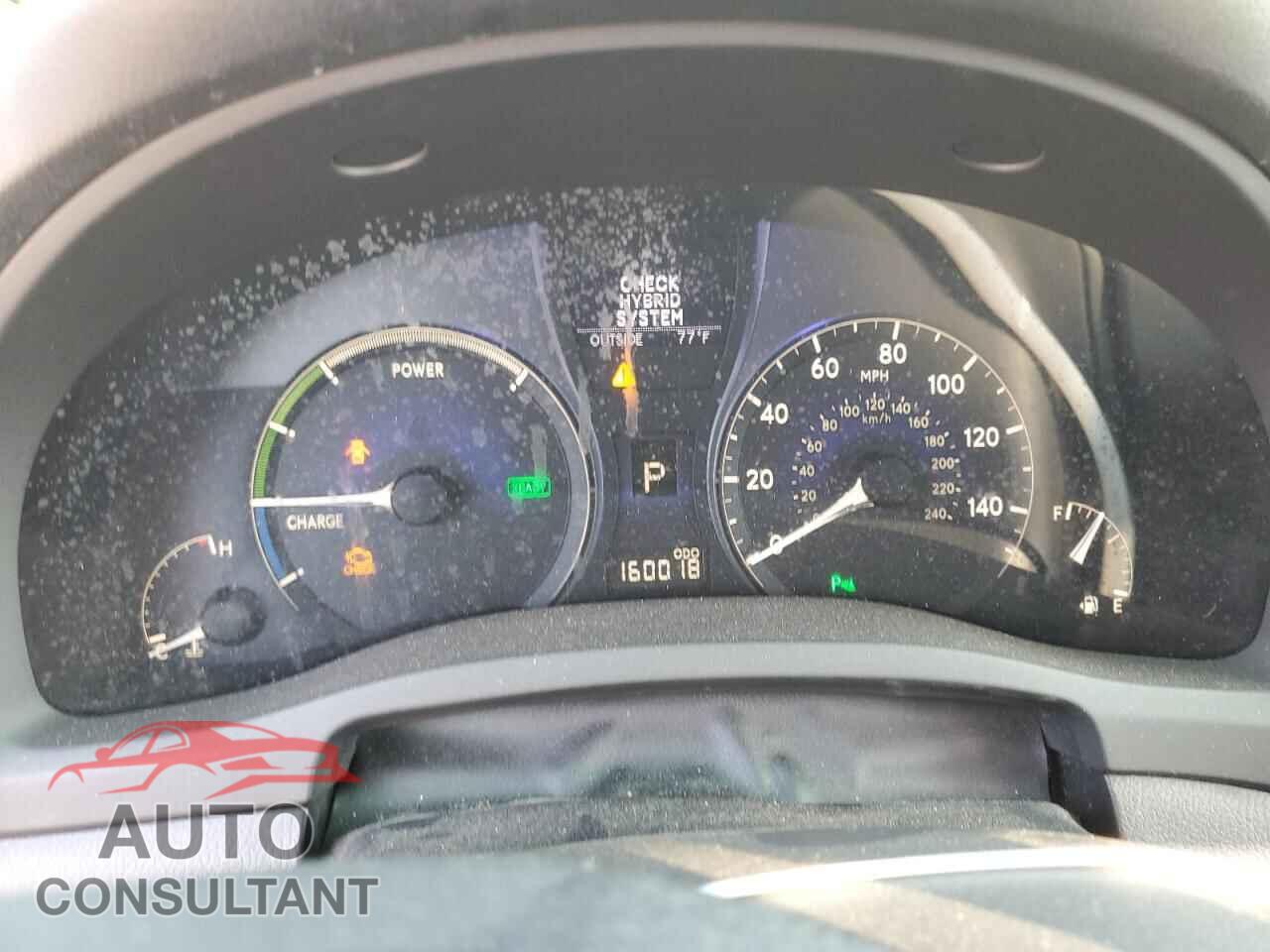 LEXUS RX450 2010 - JTJBC1BA3A2018782