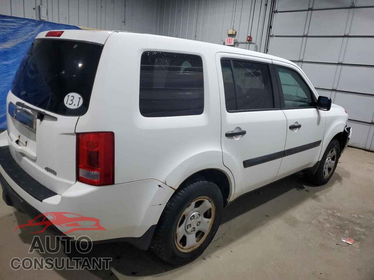 HONDA PILOT 2013 - 5FNYF4H29DB078508