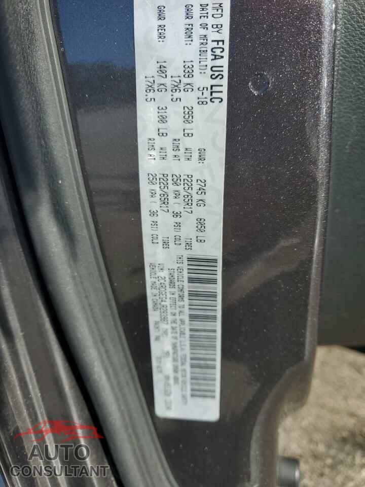 DODGE CARAVAN 2018 - 2C4RDGEG4JR283987