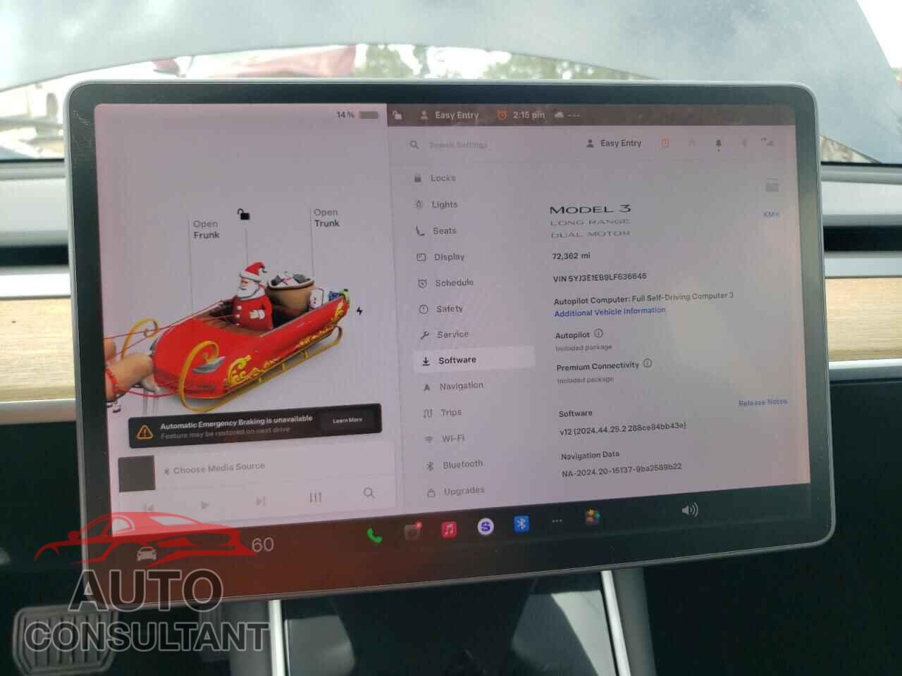 TESLA MODEL 3 2020 - 5YJ3E1EB9LF636646