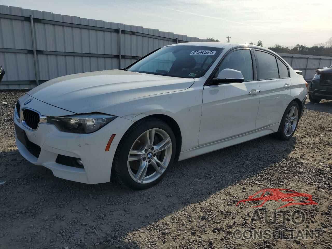 BMW 3 SERIES 2017 - WBA8B9G38HNU52047