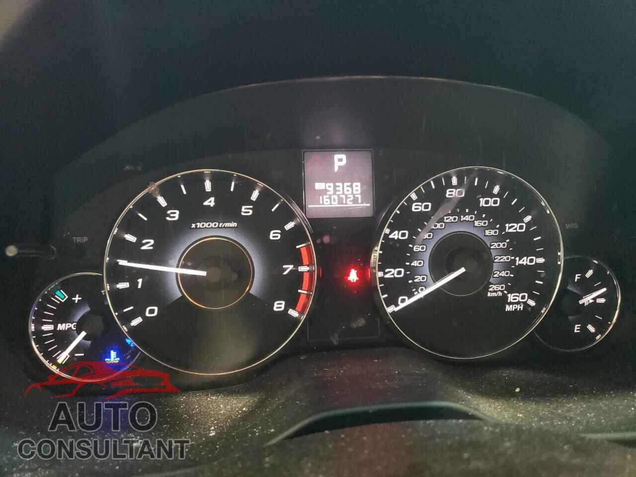 SUBARU OUTBACK 2012 - 4S4BRDJC9C2258875