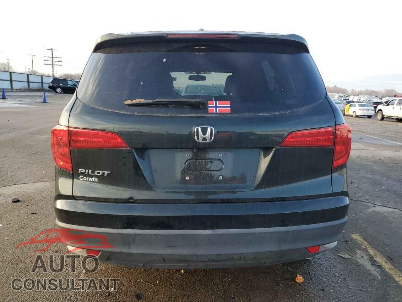 HONDA PILOT 2017 - 5FNYF5H86HB047488