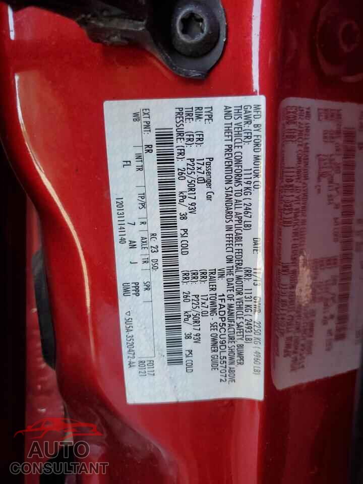 FORD CMAX 2013 - 1FADP5CU9DL557072