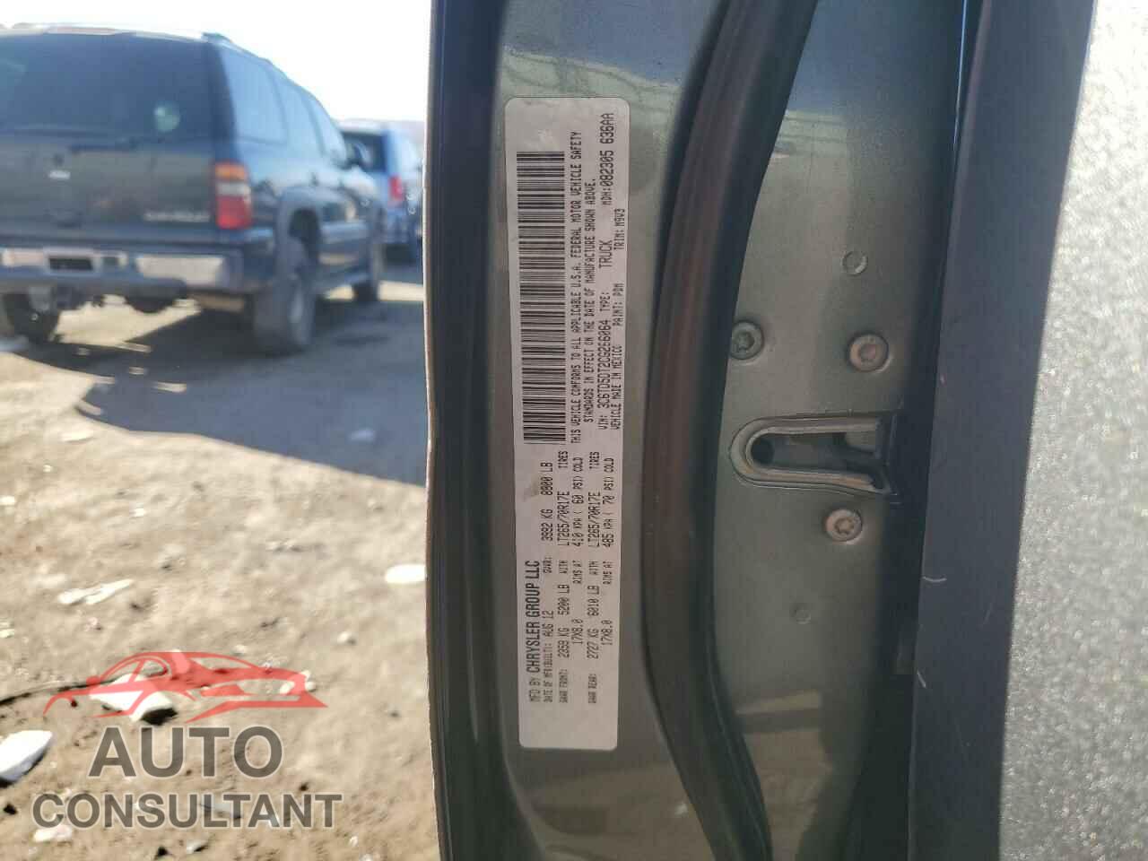 DODGE RAM 2500 2012 - 3C6TD5DT2CG266064