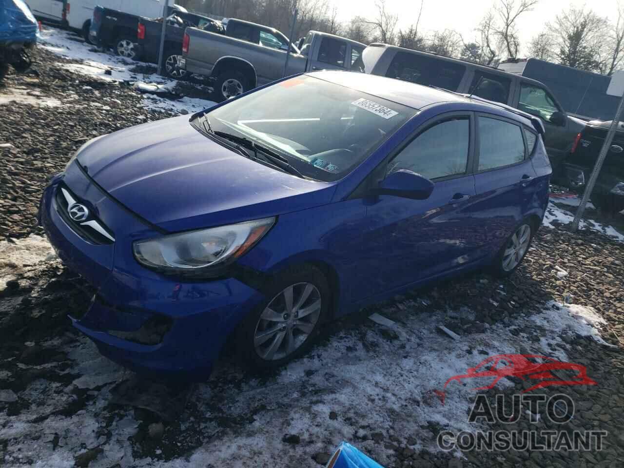 HYUNDAI ACCENT 2012 - KMHCU5AEXCU025845