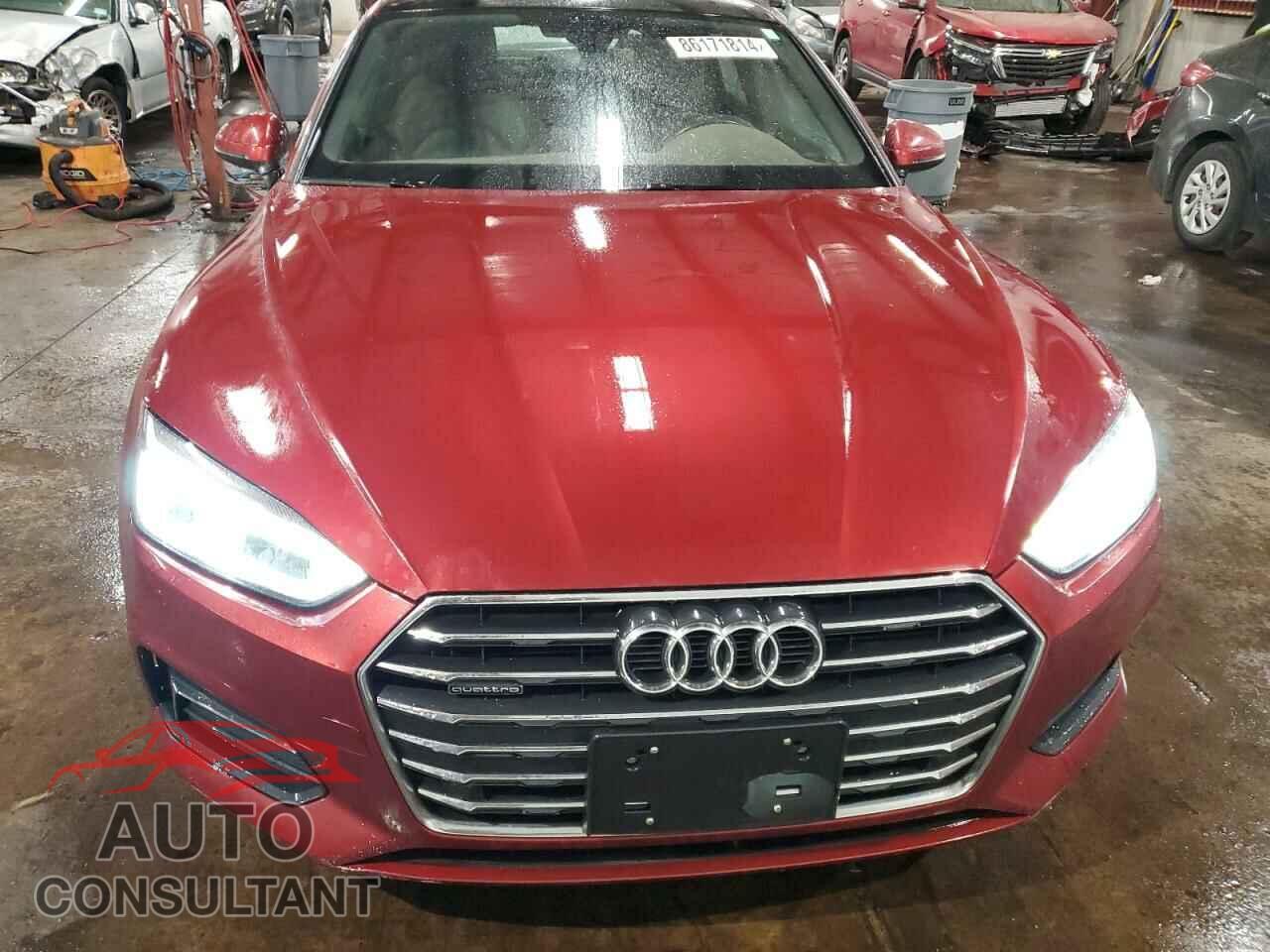 AUDI A5 2018 - WAUBNCF57JA025369