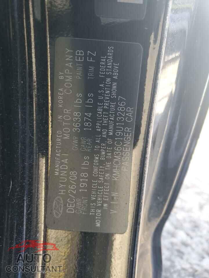 HYUNDAI ACCENT 2009 - KMHCM36C19U132867