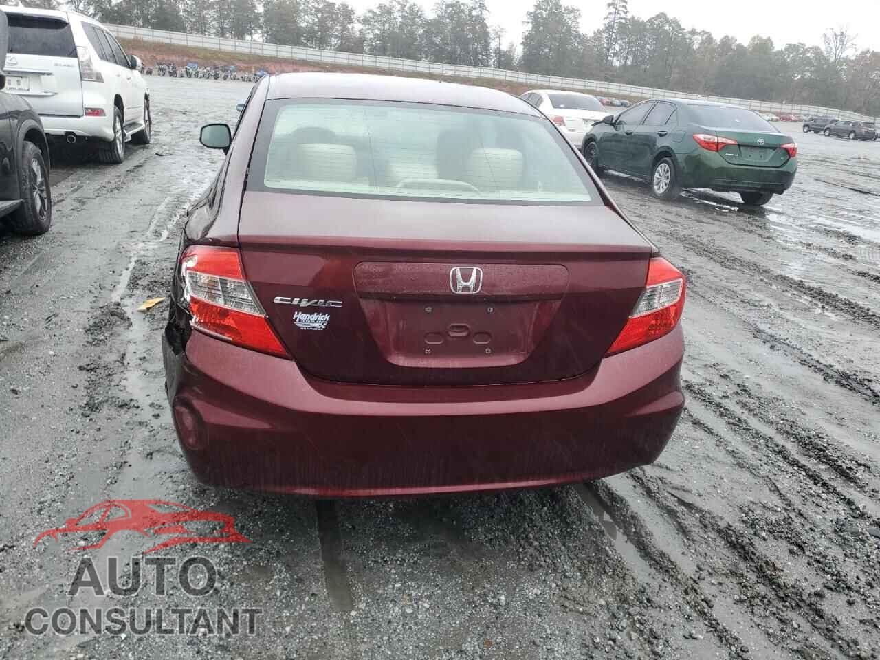 HONDA CIVIC 2012 - 19XFB2F51CE098518