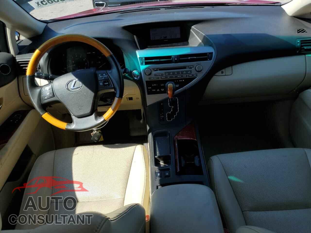LEXUS RX350 2012 - 2T2BK1BA9CC121453